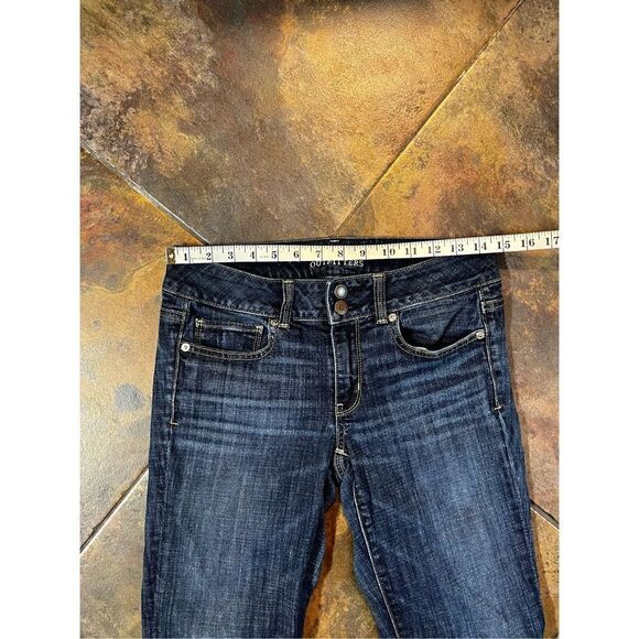 American Eagle Artist Crop Stretch Denim Jeans Size 6 - Picture 3 of 13